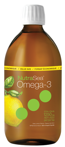 NutraSea Omega-3 Lemon - 500ml - Nature’s Way - Health & Body Nutrition