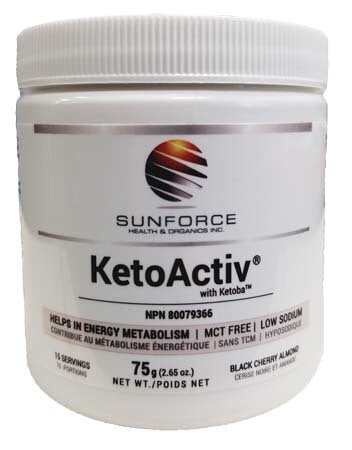 KetoActiv - 75g - Black Cherry Almond - Sun Force - Health & Body Nutrition