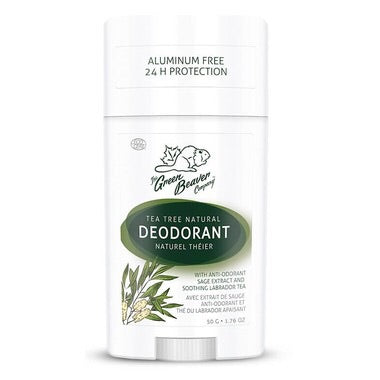 Natural Deoderant Stick - Tea Tree - 50g - Green Beaver - Health & Body Nutrition