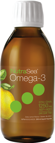 NutraSea Omega-3 Lemon - 200ml - Nature’s Way - Health & Body Nutrition 