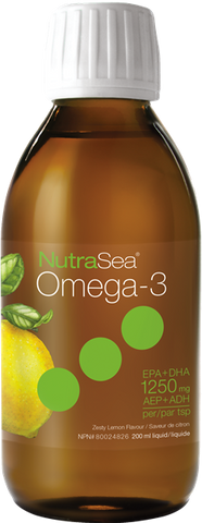 NutraSea Omega-3 Lemon - 200ml - Nature’s Way - Health & Body Nutrition