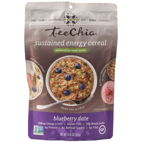 Teechia Blueberry Date Cereal - 300g - Teeccino - Health & Body Nutrition