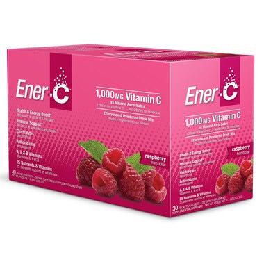 Multivitamin Drink Mix - Raspberry Flavour - 30packs - Ener-C - Health & Body Nutrition