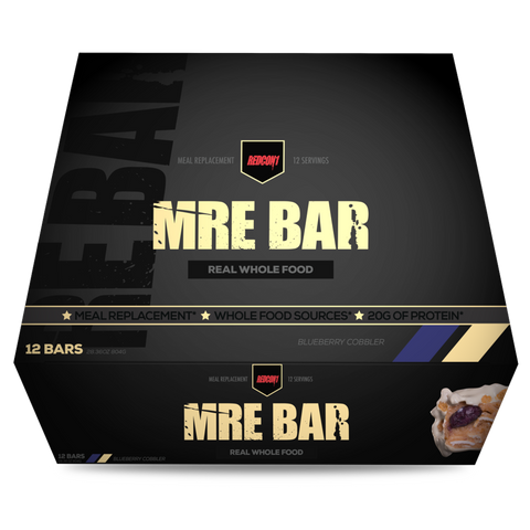 MRE BAR - Blueberry Cobbler - 12bars - RedCon1 - Health & Body Nutrition
