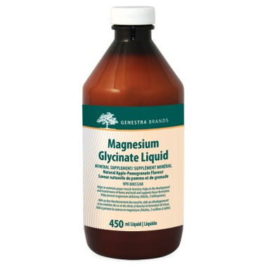 Magnesium Glycinate Liquid - 450ml - Genestra - Health & Body Nutrition