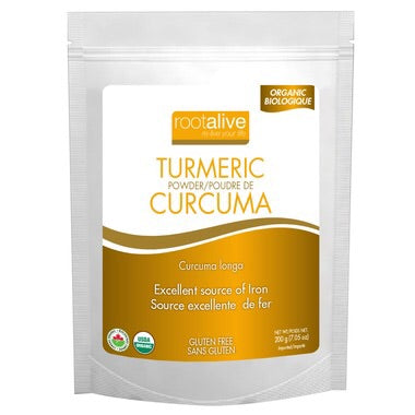 Organic Turmeric Powder - 200g - Rootalive - Health & Body Nutrition
