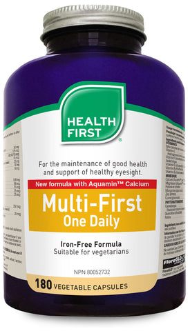 Multi-First Iron Free Formula - 100/180vcaps - Health First - Health & Body Nutrition