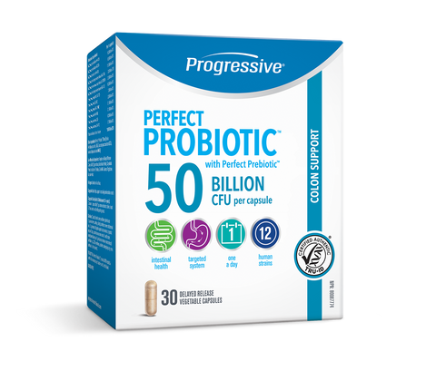 Perfect Probiotic 50 Billion - 30vcaps - Progressive - Health & Body Nutrition