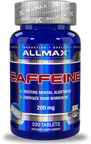 Caffeine 200mg - 100tabs - Allmax Nutrition - Health & Body Nutrition
