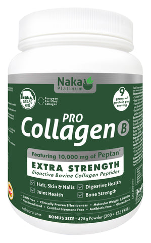 Pro Collagen Extra Strength - Bovine - Unflavoured - 425g Bonus - Naka - Health & Body Nutrition 