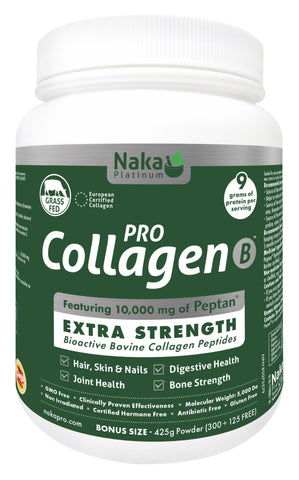 Pro Collagen Extra Strength - Bovine - Unflavoured - 425g Bonus - Naka - Health & Body Nutrition