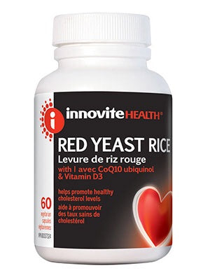 Red Yeast Rice - 60vcaps - Innovite Health - Health & Body Nutrition