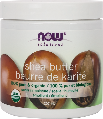 Organic Shea Butter - 207ml - Now - Health & Body Nutrition