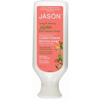 Long & Strong Jojoba Conditioner - 473ml - Jason - Health & Body Nutrition