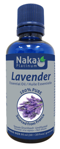 Lavender Essential Oil - 50ml - Naka - Health & Body Nutrition