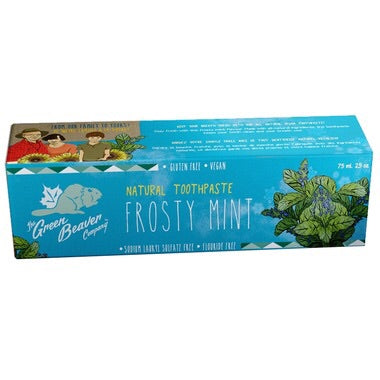 Natural Toothpaste - Frosty Mint - 75g - Green Beaver - Health & Body Nutrition 