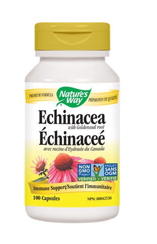 Echinacea With Goldenseal Root - 100caps - Nature’s Way - Health & Body Nutrition