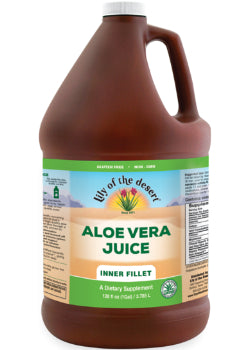 Aloe Vera Juice Inner Fillet - 3.8L - Lily Of The Desert - Health & Body Nutrition