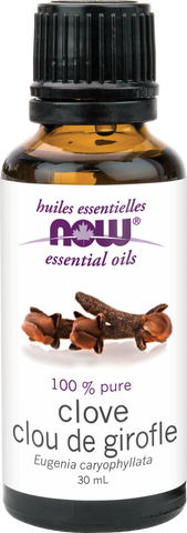 Clove Essential Oil - 30ml - Now - Health & Body Nutrition