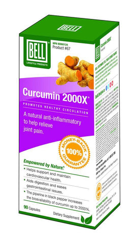 Curcumin 2000x - 90vcaps - Bell - Health & Body Nutrition