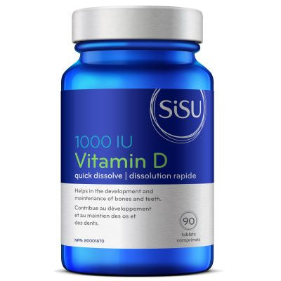 Vitamin D 1000IU - 90tabs - Sisu - Health & Body Nutrition