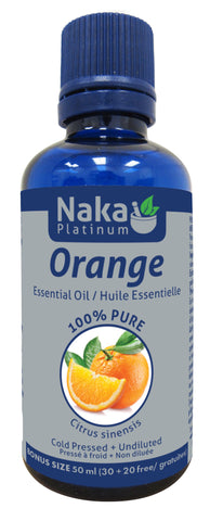 Orange Essential Oil - 50ml - Naka - Health & Body Nutrition 