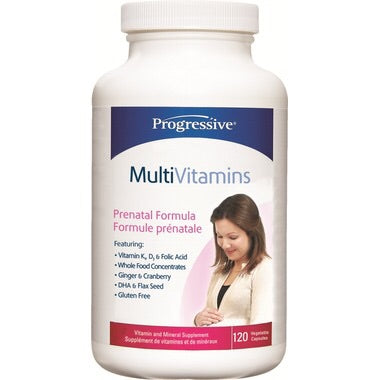 MultiVitamins PreNatal - 120vcaps - Progressive - Health & Body Nutrition