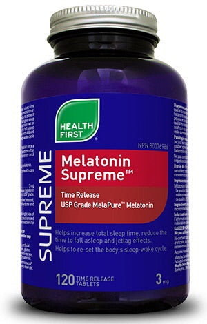 Melatonin Supreme 3mg - 60tabs - Health First - Health & Body Nutrition