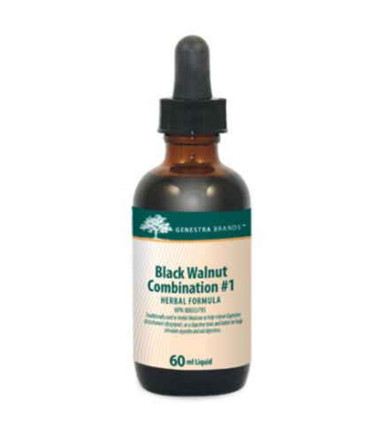 Black Walnut Combination #1 - 60ml - Genestra - Health & Body Nutrition