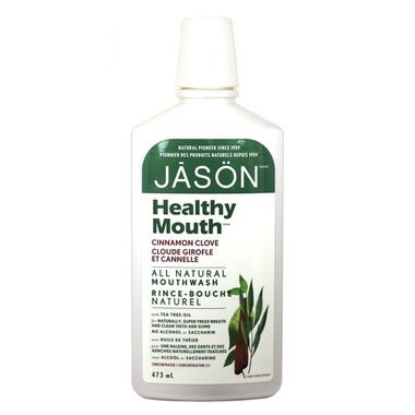 Healthy Mouth Mouthwash - Cinnamon Clove - 473ml - Jason - Health & Body Nutrition