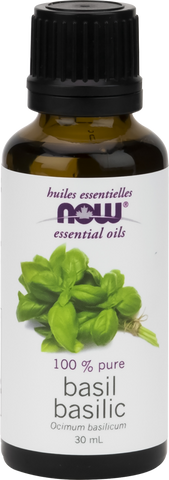 Basil Essential Oil - 30ml - Now - Health & Body Nutrition