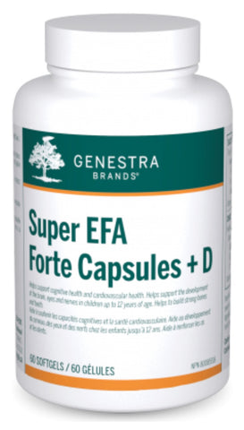 Super EFA Forte + Vit D - 60gels - Genestra - Health & Body Nutrition