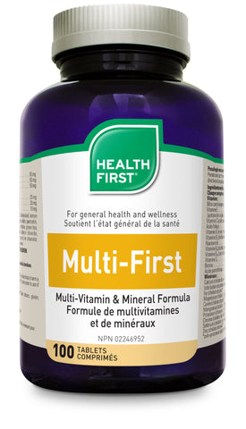 Multi-First With Iron - 180tabs - Health First - Health & Body Nutrition