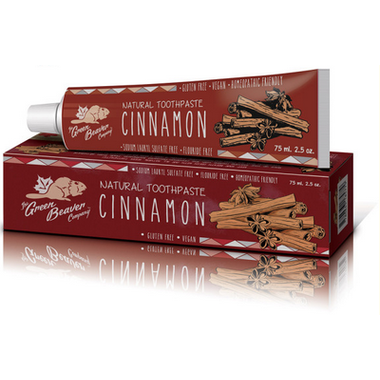 Natural Toothpaste - Cinnamon - 75ml - Green Beaver - Health & Body Nutrition