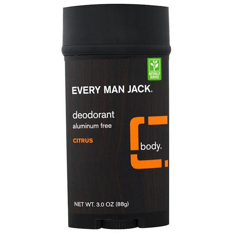 Deodorant - Citrus - 85g - Every Man Jack - Health & Body Nutrition