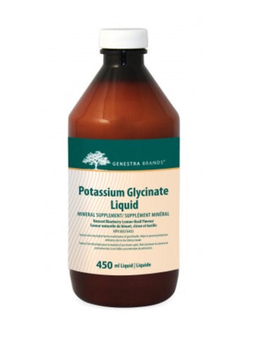 Potassium Glycinate Liquid - 450ml - Genestra - Health & Body Nutrition