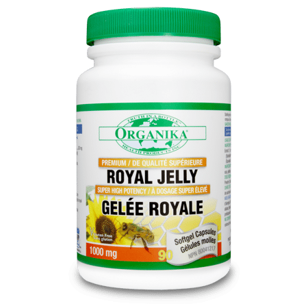 Royal Jelly 1000mg - 90gels - Organika - Health & Body Nutrition