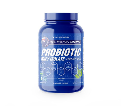 Probiotic Whey Isolate Protein - Natural 910g - Schinoussa - Health & Body Nutrition