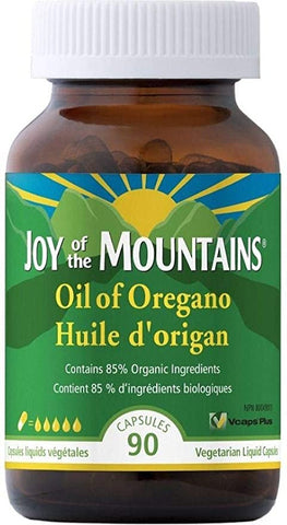 Oil of Oregano - Joy of the Mountain - 90caps - Health & Body Nutrition