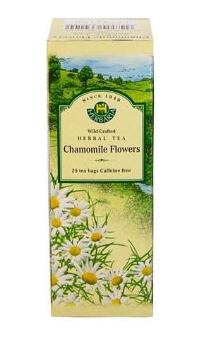 Chamomile Flowers Herbal Tea - 25bags - Herbaria - Health & Body Nutrition