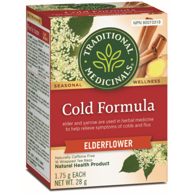 Cold Formula Tea - 16 tea bags - Traditional Medicinals - Health & Body Nutrition 