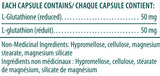 GSH Reduced Glutathione - 90vcaps - Genestra - Health & Body Nutrition