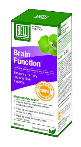 Brain Function - 60vcaps - Bell - Health & Body Nutrition