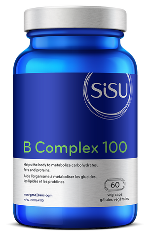 B Complex 100 - 60vcaps - Sisu - Health & Body Nutrition