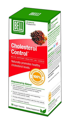 Cholesterol Control - 30vcaps - Bell - Health & Body Nutrition
