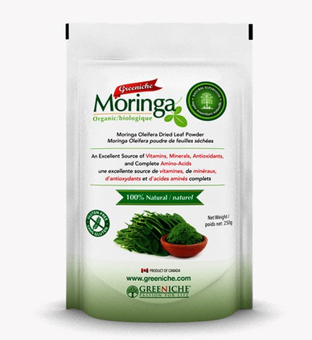 Organic Moringa Powder - 250g - Greeniche - Health & Body Nutrition