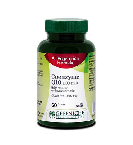 Coenzyme Q10- 60vcaps - Greeniche - Health & Body Nutrition
