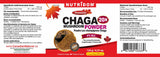 Chaga Mushroom Powder - 124g - Nutridom - Health & Body Nutrition