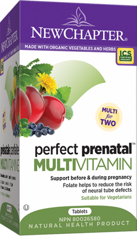 Perfect Prenatal™ Multivitamin - 96tabs - NewChapter - Health & Body Nutrition