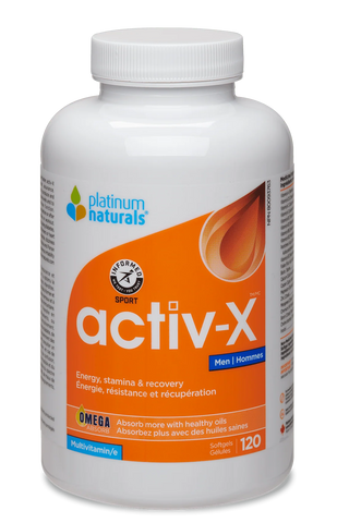 Activ-X Men - 120gels - Platinum Naturals - Health & Body Nutrition